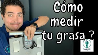 CÓMO MEDIR TU GRASA  CÓMO MEDIR TU MUSCULO  BASCULA BIOIMPEDANCIA [upl. by Enairda996]