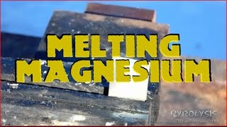 Melting Magnesium With a Propane Torch [upl. by Tjader]