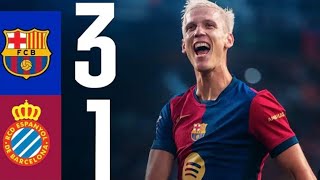 Barcelona vs Espanyol 31 [upl. by Avivah]