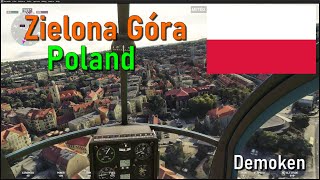 Flight Simulator Zielona Góra city POLAND ADDON  FREE Download LINK [upl. by Selden]