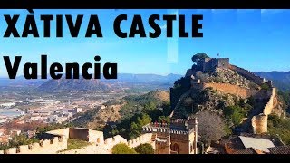 Xativa Castle  Valencia Tourist Places  Places to visit in Valencia Spain [upl. by Reywas]