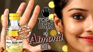 Top 5 Uses Of Almond Oil  How To Use Almond Oil In Different Ways  Beauty Hacks For Girls  Foxy [upl. by Gosselin]