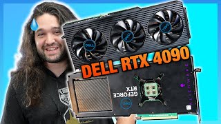 Dell Made an Impressive RTX 4090 Relatively Small Large FlowThrough amp Good Cooling [upl. by Gunar45]