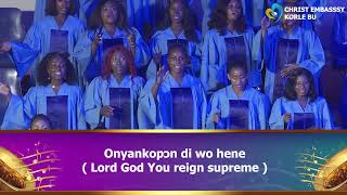 UNENDING REIGN TWI  Loveworld Singers Christ Embassy Korle Bu [upl. by Arihsay299]