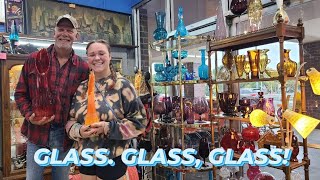 SO MUCH GLASS IN KANSAS CITY  Antique with Me [upl. by Jarnagin]