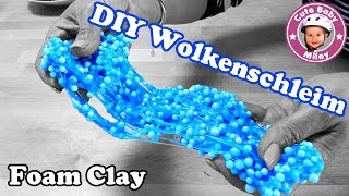 DIY cooler WOLKENSCHLEIM  Foam Clay selber machen  CuteBabyMiley Kinderkanal [upl. by Roberto166]