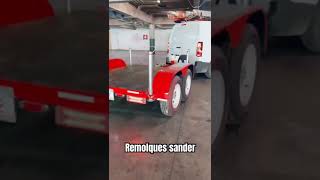 Carro plano 2 ejes para 2000 kilos  remolques sander [upl. by Terrilyn24]