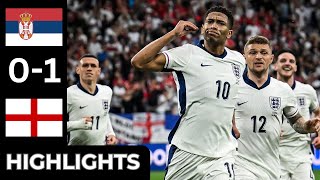 Serbia 01 England  GOALS amp HIGHLIGHTS  UEFA Euro 2024 [upl. by Akahs]