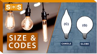 Decorative Light Bulb  Size amp Codes  Spec Sense [upl. by Wohlen]