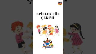 spielen fiil çekimi  Almanca öğreniyorum deutschlernen easygerman a1almanca keşfet shorts [upl. by Axia]