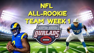 NFL AllRookie Team Week 1 [upl. by Gnay]