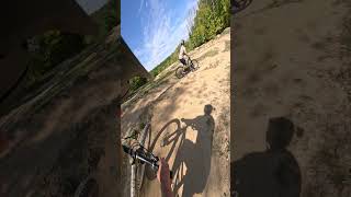 Keeping mtbwoodswarrior out in front bike mtb bicycle mountainbike bikepark gopro11 mtn [upl. by Hamrnand]