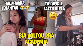 BIA CHAGAS VOLTOU PRA ACADEMIA TA DIFICIL FAZER DIETA LAURA SO DORME COM A BIA [upl. by Sheilah]