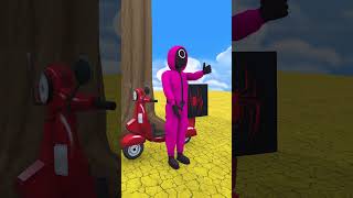 Red Squid Game 2 Challenge Help Nick Draw SPIDER in Scary Teacher 3D [upl. by Ainival]