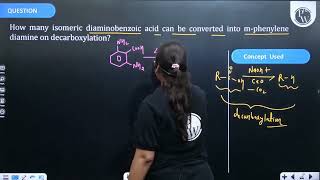 How many isomeric diaminobenzoic acid can be converted into mphenylene diamine on decarboxylati [upl. by Ahsienar]