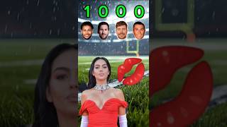 🏆🎉Georgina Rodriguez 🆚 Neymar vs Messi 🆚 Mr bist vs Ronaldoshorts shortvideo football trending [upl. by Salhcin]