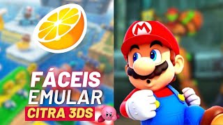 JOGOS BONS E FÁCEIS DE EMULAR NO CITRA3DS [upl. by Cyndy]