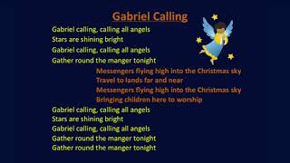 Gabriel Calling  PRACTICE TRACK [upl. by Leoine]