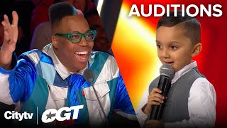 ADORABLE 4YearOld Yuvin Marasini Wins Over The Judges  Auditions  Canada’s Got Talent 2024 [upl. by Yrot]