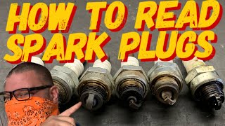 SPARK PLUGS DONT LIE  HOW TO READ SPARK PLUGS [upl. by Aneger]