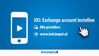 Tips amp Tricks  iPhone Exchange account instellen [upl. by Remy]