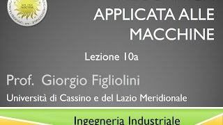 Meccanica applicata alle macchine Lezione 10a [upl. by Osicnarf]