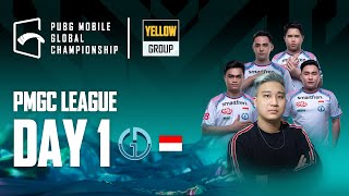 WATCH PARTY PMGC GRUP YELLOW DAY 1 pubgmobile pubgm pmgc2022 indopride gdobat [upl. by Fiester]