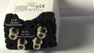 How to connect a Quatro LNB to Terra multiswitch [upl. by Stoddard]