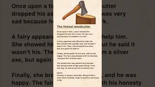 English story of honest woodcutter  A simple story about truth and reward💫 [upl. by Rozella]