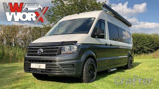 VW Worx 2019 Crafter Full Luxury Camper Conversion  Schiehallion [upl. by Duer]