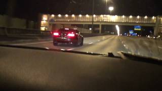 Nissan GTR R35 HKS GT570 vs Audi RS6 Sedan Evotech [upl. by Enilecram]