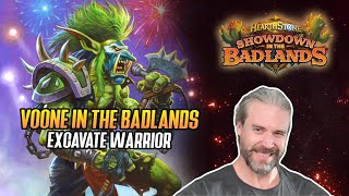 Hearthstone Voone in the Badlands  Excavate Warrior [upl. by Aihsot]