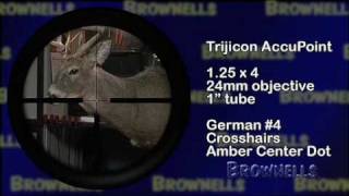 Brownells  Trijicon Accupoint Scopes [upl. by Beaner16]