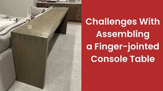 DIY Console Table Assembly  IG Stories [upl. by Erie]