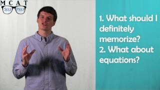 What Should I Memorize for the MCAT  99th Percentile MCAT Tips [upl. by Cuthbert]