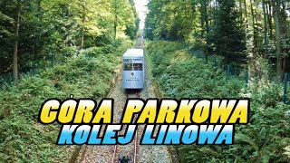 Kolej Linowa GÓRA PARKOWA KrynicaZdrój  Funicular Cableway  KrynicaZdrój  Poland 4k [upl. by Ormond]