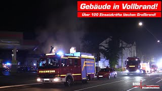 GROSSBRAND IN HAGEN Geschäftsgebäude in Vollbrand Mehrere Personen verletzt [upl. by Aissej]