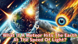 What If A Meteor Hits Earth At The Speed Of Light by World Media UK [upl. by Rukna]