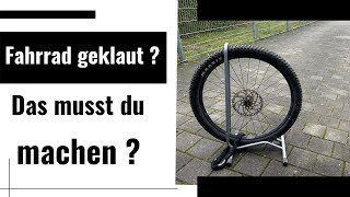 Fahrrad geklaut Was nun Und was kannst du dagegen tun [upl. by Euqnom]