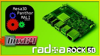 Panthor GPU Driver on Radxa ROCK 5B on x8664 Linux Games [upl. by Atinob]