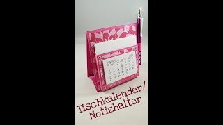 Tutorial TischkalenderNotizhalter [upl. by Ytsirt]