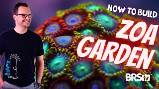 A Simple Zoa Garden for Your First Reef Tank Our Zoanthid Only Build [upl. by Lyndes]