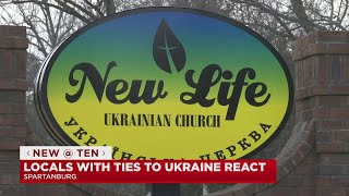 Locals react to Russian attacks on Ukraine [upl. by Aynekat302]