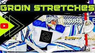 5 Must Do Groin Stretches For Hockey Goalies [upl. by Ahsienet]