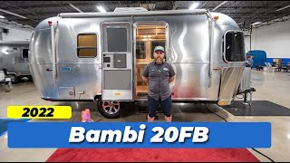 The allnew 2022 Airstream Bambi 20FB  Full Service Walk Through [upl. by Ellie529]