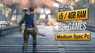 Top 20 Best Mid Spec Pc Games For i5  4GB RAM 2024 [upl. by Enyrb]