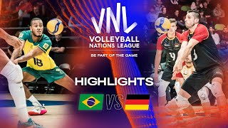 🇧🇷 BRA vs 🇩🇪 GER  Highlights Week 1  Mens VNL 2023 [upl. by Bette-Ann]