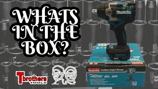 WHATS IN THE BOX Makita TW008GZ 40V XGT Cordless Impact Wrench [upl. by Ardnekan]