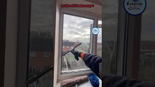 Is this window cleaning skill looks easy [upl. by Keriann575]