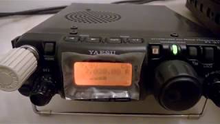 4 Yaesu FT897 vs Yaesu FT817ND vs YouKits HB1B CW Filter ONOFF [upl. by Balcer]